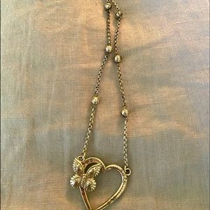 Butterfly heart Neckless